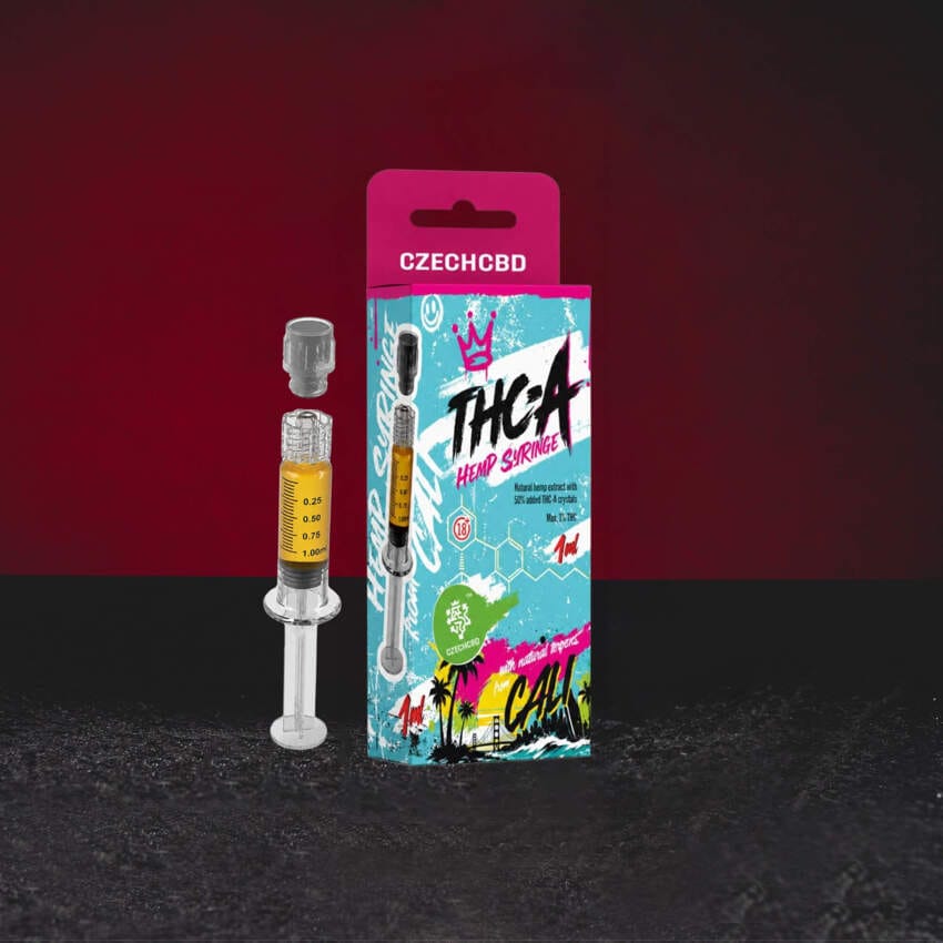 Kratom World THA Syringe 1 ml Cali – prémiový konopný extrakt s přírodním THA izolátem a moderním kalifornským terpenovým profilem