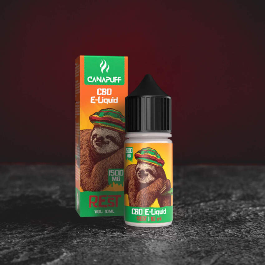 CBD Liquid lemon haze cannapuf CBD Liquid do elektronek rest 1500mg rest